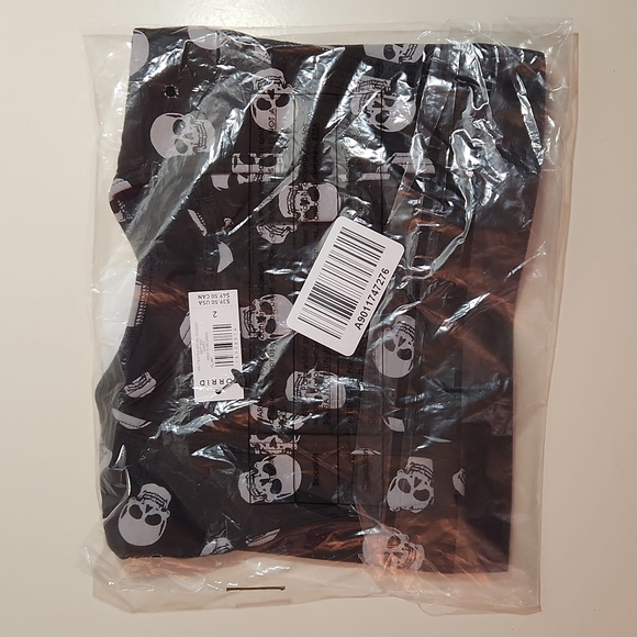 ❤️NWT VINTAGE TORRID BRA SKULL PRINT HALLOWEEN BRALETTE WIRELESS - PLUS SIZE - Picture 4 of 13